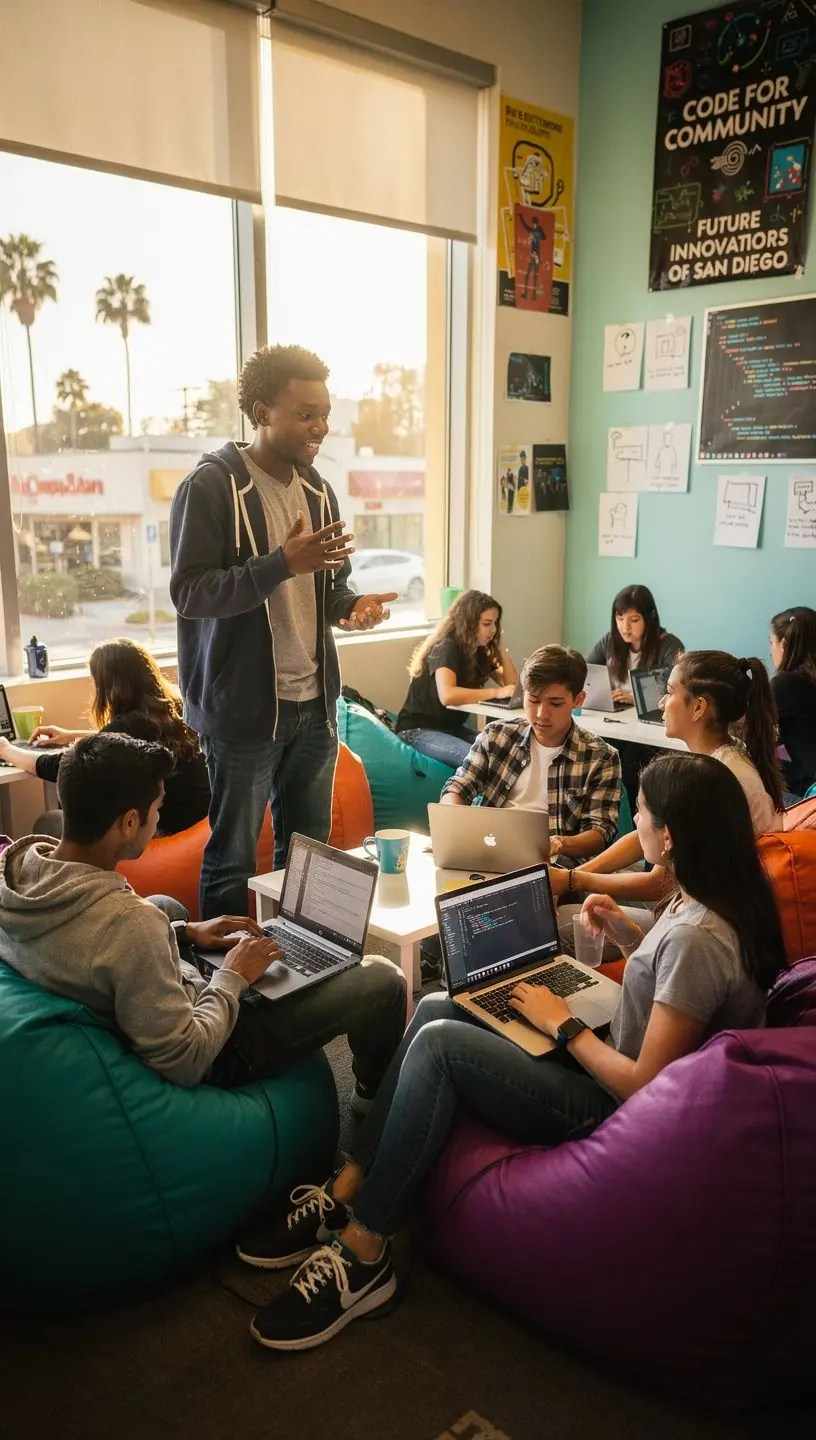 Students collaborating on tablets in a school library showcasing technology integration in education